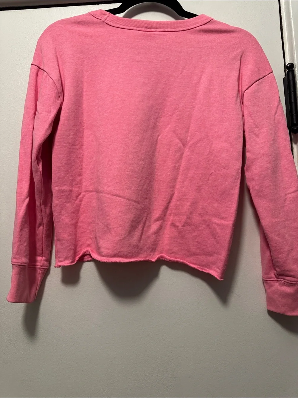 GAP Pink Heart Crewneck Sweatshirt